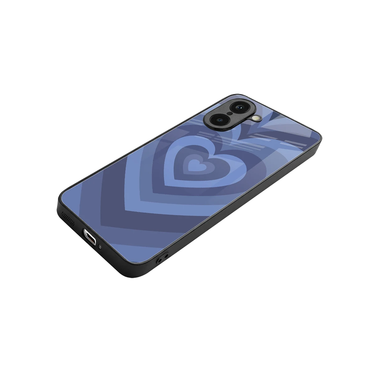 Y2K Yankees Blue Hearts stylish phone case for oneplus nord ce5 5g | glossy glass and slim fit