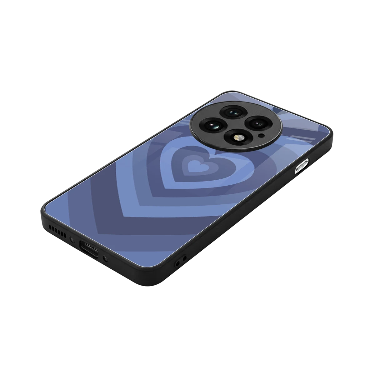 Y2K Yankees Blue Hearts stylish phone case for oneplus 13 | glossy glass and slim fit