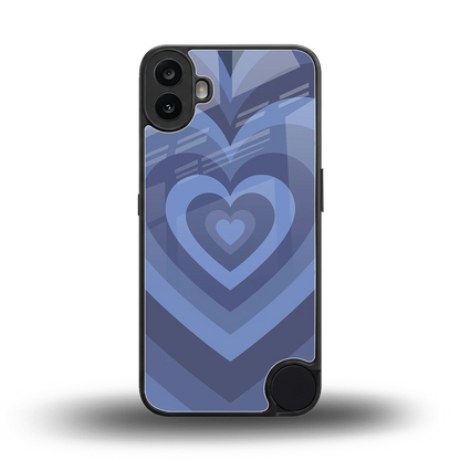 Y2K Yankees Blue Hearts back phone cover | glass case for cmf nothing phone 1