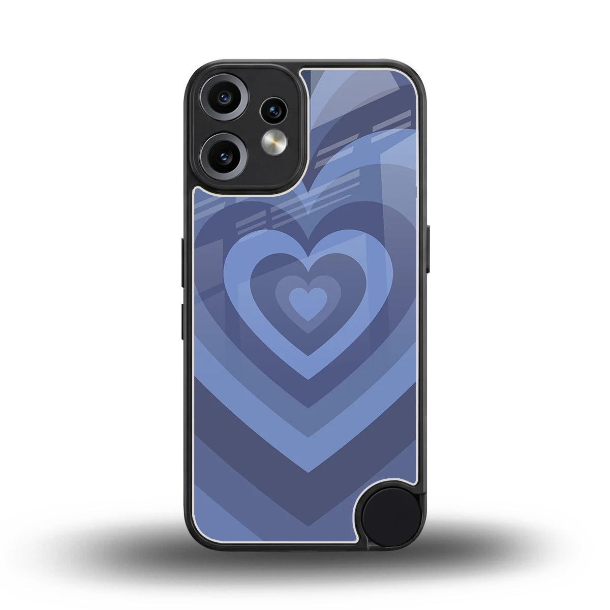 Y2K Yankees Blue Hearts back phone cover | glass case for cmf nothing phone 2 pro