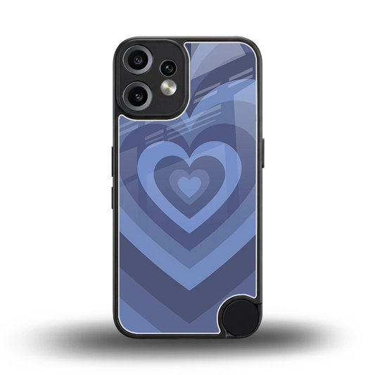 Y2K Yankees Blue Hearts back phone cover | glass case for cmf nothing phone 2 pro