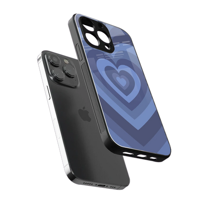 Y2K Yankees Blue Hearts sleek iphone 11 pro max cover with tempered glass back and TPU edges