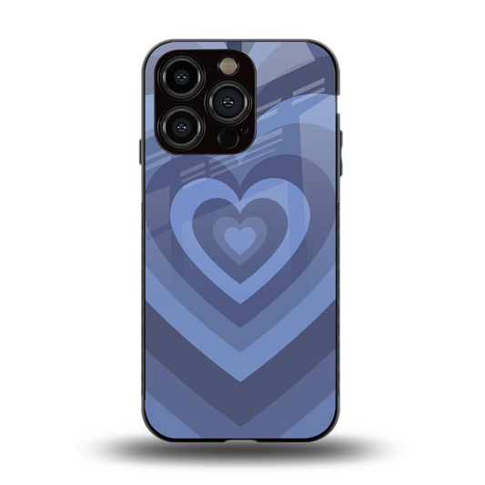 Y2K Yankees Blue Hearts back phone cover | glass case for iphone 14 pro