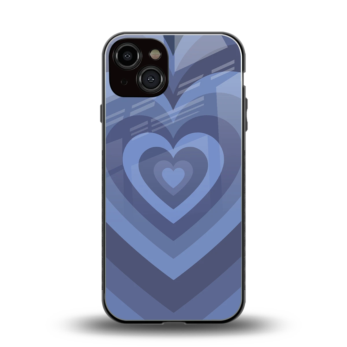 Y2K Yankees Blue Hearts back phone cover | glass case for iphone 14