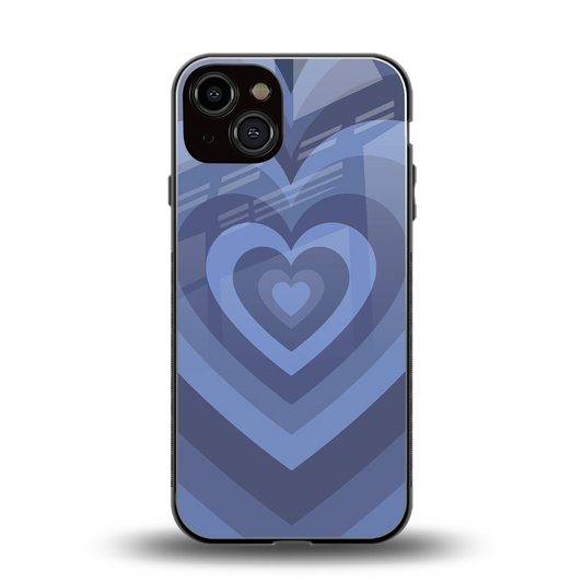 Y2K Yankees Blue Hearts back phone cover | glass case for iphone 14
