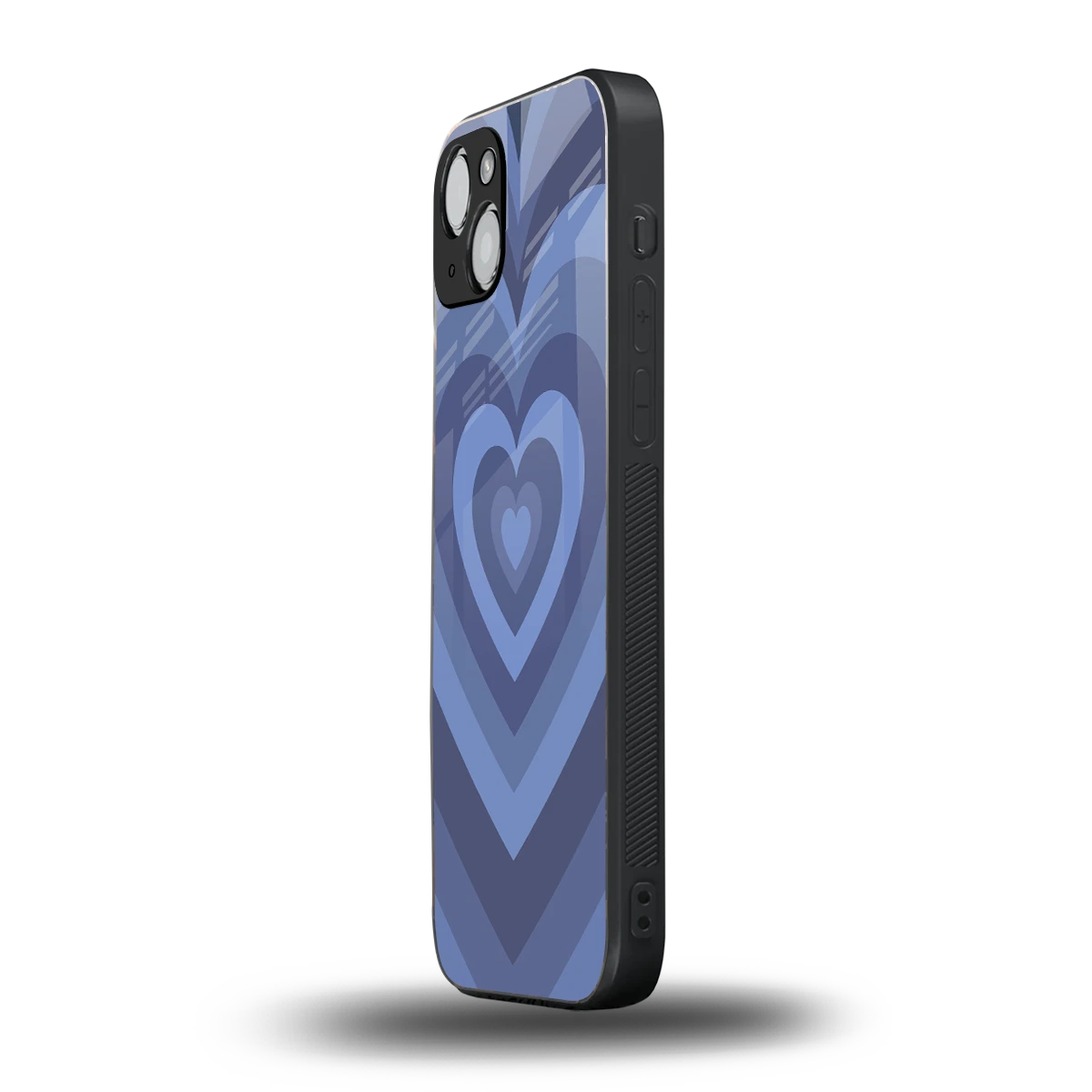 Y2K Yankees Blue Hearts iphone 14 plus mobile cover | shockproof glass phone case