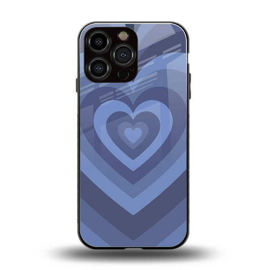 Y2K Yankees Blue Hearts back phone cover | glass case for iphone 15 pro max