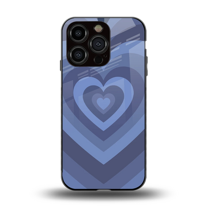 Y2K Yankees Blue Hearts back phone cover | glass case for iphone 15 pro