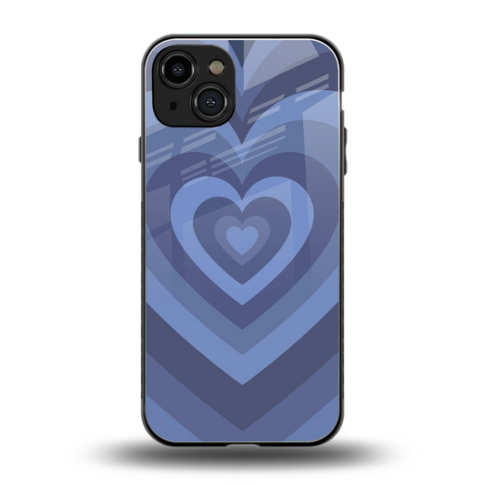 Y2K Yankees Blue Hearts back phone cover | glass case for iphone 15