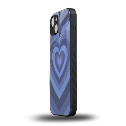 Y2K Yankees Blue Hearts iphone 15 mobile cover | shockproof glass phone case