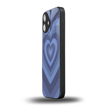 Y2K Yankees Blue Hearts iphone 16 plus mobile cover | shockproof glass phone case