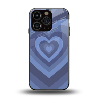 Y2K Yankees Blue Hearts back phone cover | glass case for iphone 16 pro