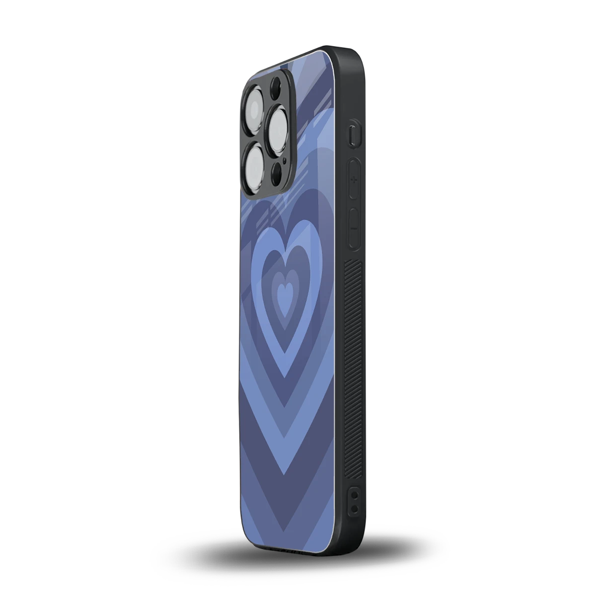 Y2K Yankees Blue Hearts iphone 16 pro mobile cover | shockproof glass phone case