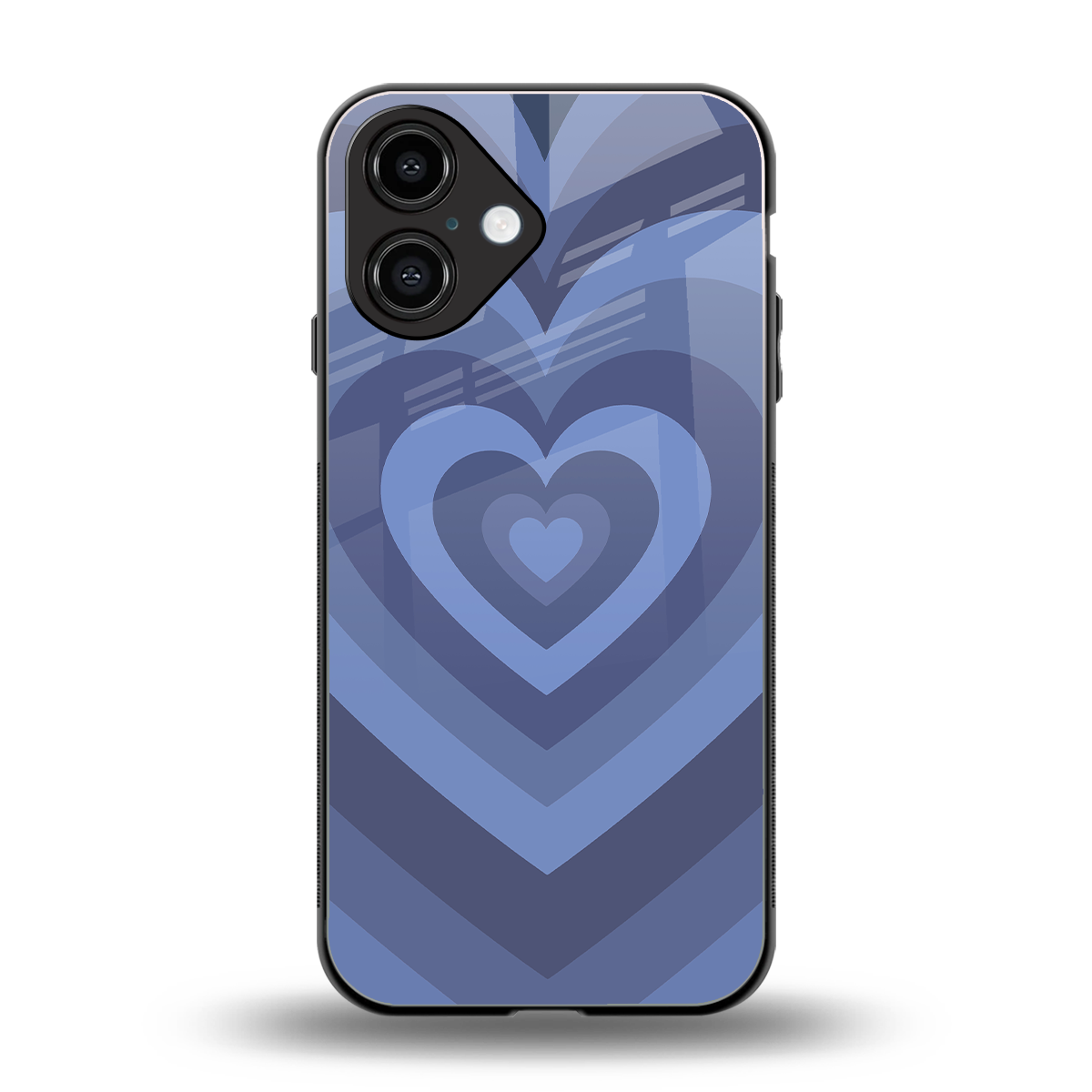 Y2K Yankees Blue Hearts Phone Case for Iphone 16 | Glass Case
