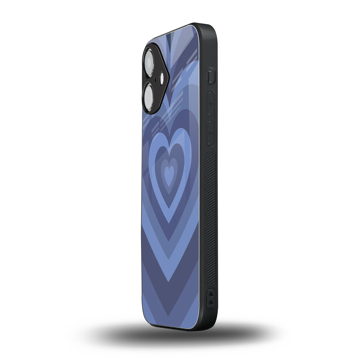 Y2K Yankees Blue Hearts iPhone 16 mobile cover | shockproof glass phone case