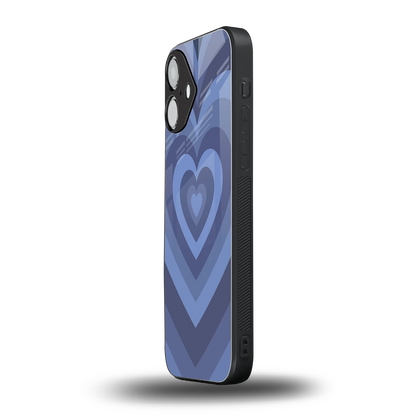 Y2K Yankees Blue Hearts iPhone 16 mobile cover | shockproof glass phone case