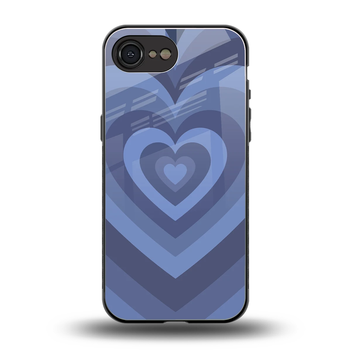 Y2K Yankees Blue Hearts back phone cover | glass case for iphone 17e