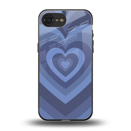 Y2K Yankees Blue Hearts back phone cover | glass case for iphone 17e
