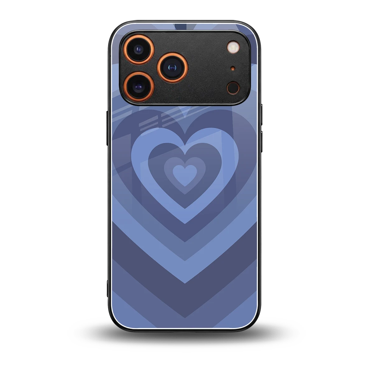 Y2K Yankees Blue Hearts back phone cover | glass case for iphone 17 pro max