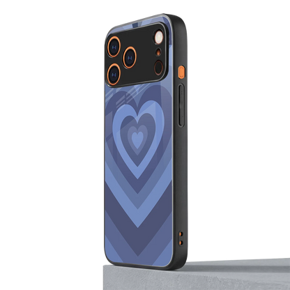 Y2K Yankees Blue Hearts iphone 17 pro max mobile cover | shockproof glass phone case