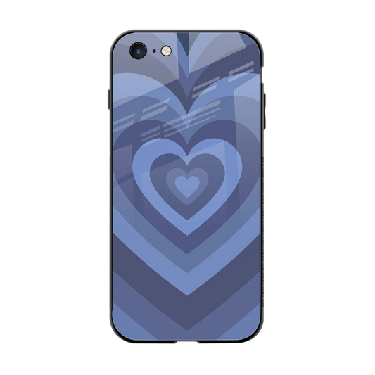 Y2K Yankees Blue Hearts back phone cover | glass case for iphone 6