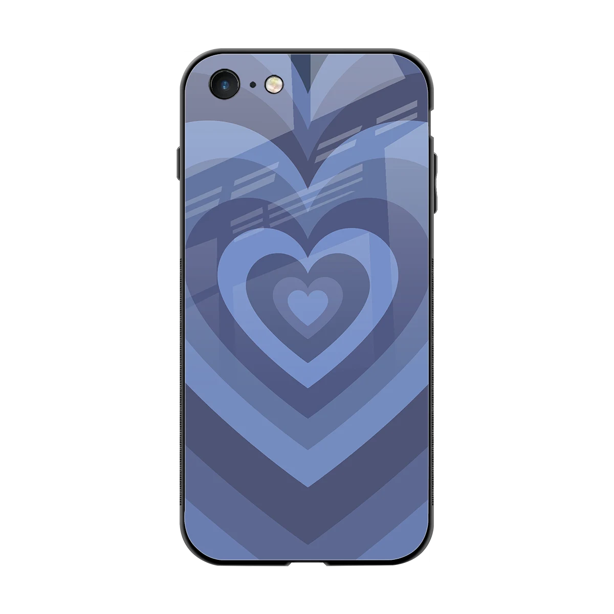 Y2K Yankees Blue Hearts back phone cover | glass case for iphone 7