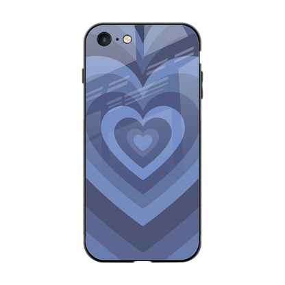 Y2K Yankees Blue Hearts back phone cover | glass case for iphone 7