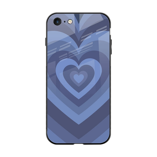 Y2K Yankees Blue Hearts back phone cover | glass case for iphone 7