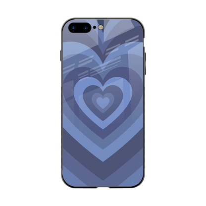 Y2K Yankees Blue Hearts back phone cover | glass case for iphone 7 plus