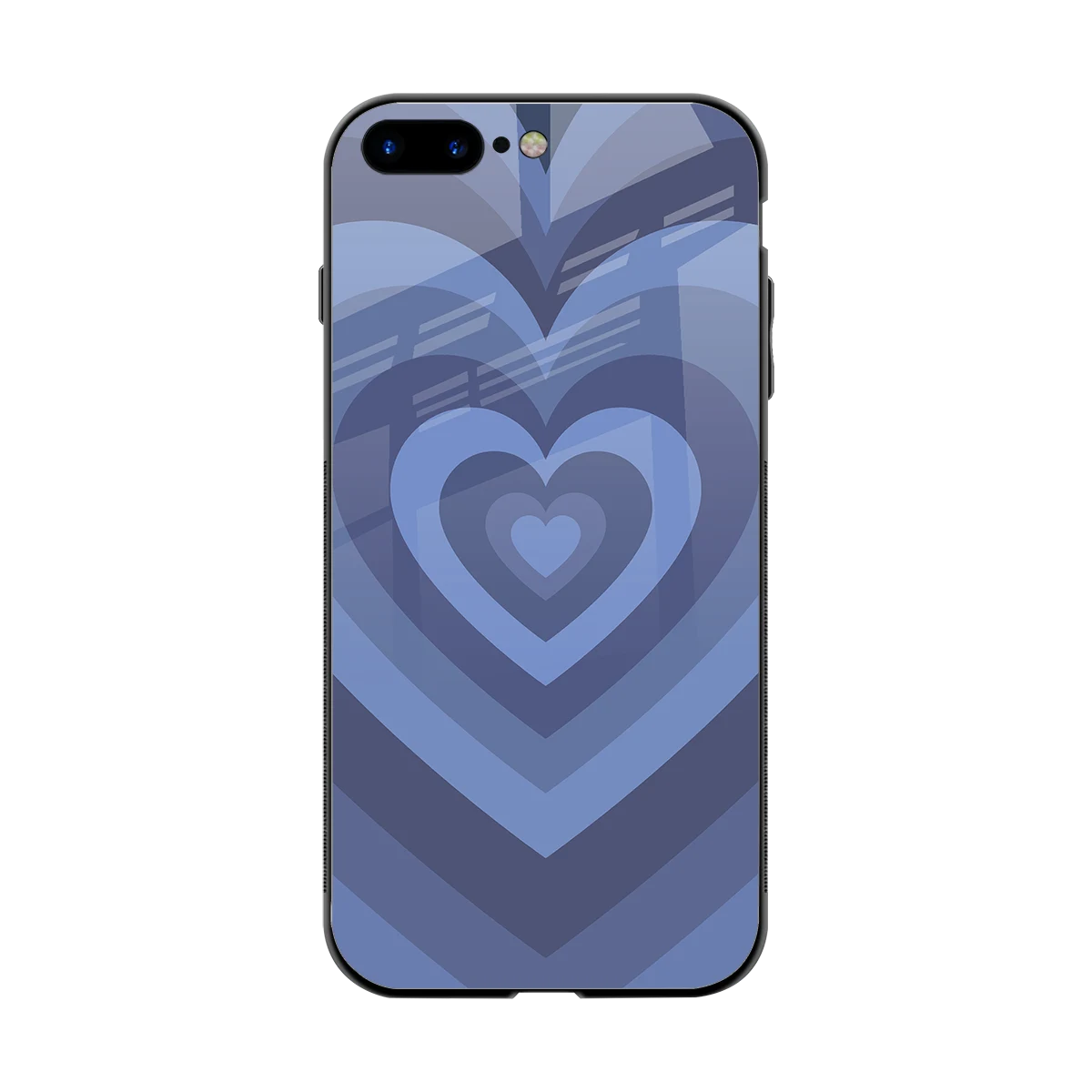 Y2K Yankees Blue Hearts back phone cover | glass case for iphone 8 plus