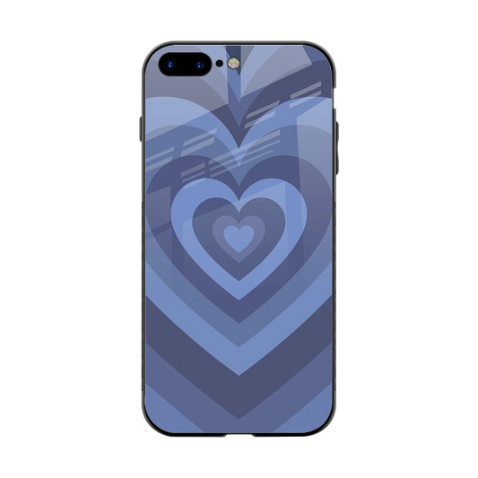 Y2K Yankees Blue Hearts back phone cover | glass case for iphone 8 plus