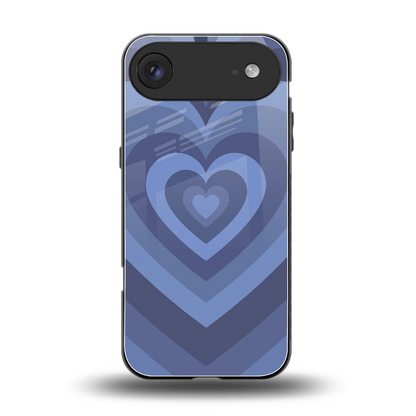 Y2K Yankees Blue Hearts back phone cover | glass case for iphone air