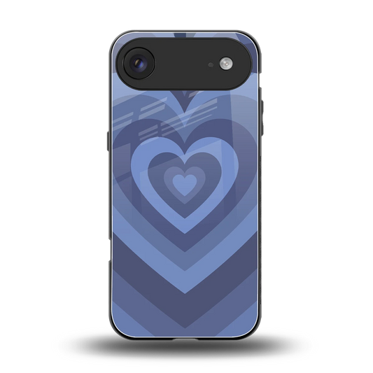Y2K Yankees Blue Hearts back phone cover | glass case for iphone air