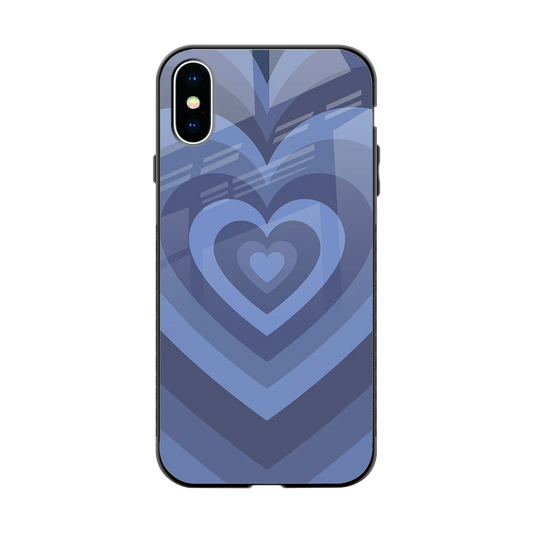 Y2K Yankees Blue Hearts back phone cover | glass case for iphone x