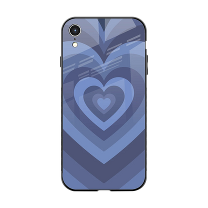 Y2K Yankees Blue Hearts back phone cover | glass case for iphone xr