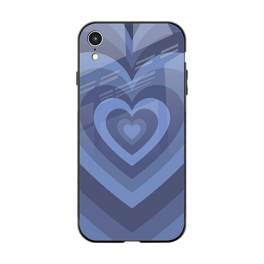 Y2K Yankees Blue Hearts back phone cover | glass case for iphone xr