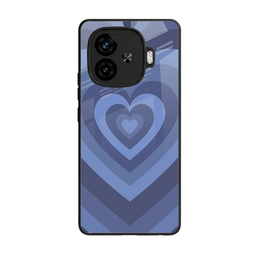 Y2K Yankees Blue Hearts back phone cover | glass case for iqoo neo 10r 5g