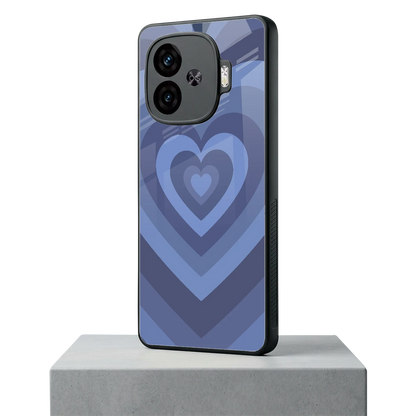 Y2K Yankees Blue Hearts iqoo neo 10r 5g mobile cover | shockproof glass phone case
