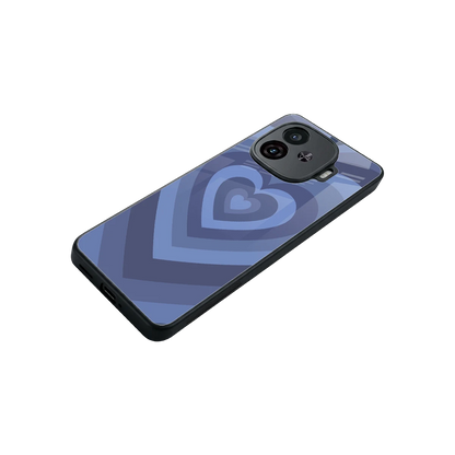 Y2K Yankees Blue Hearts stylish phone case for iqoo neo 10r 5g | glossy glass and slim fit