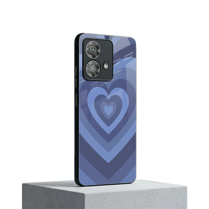 Y2K Yankees Blue Hearts motorola edge 40 neo 5g mobile cover | shockproof glass phone case