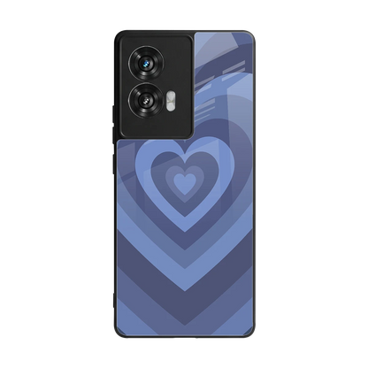 Y2K Yankees Blue Hearts back phone cover | glass case for motorola edge 50 fusion