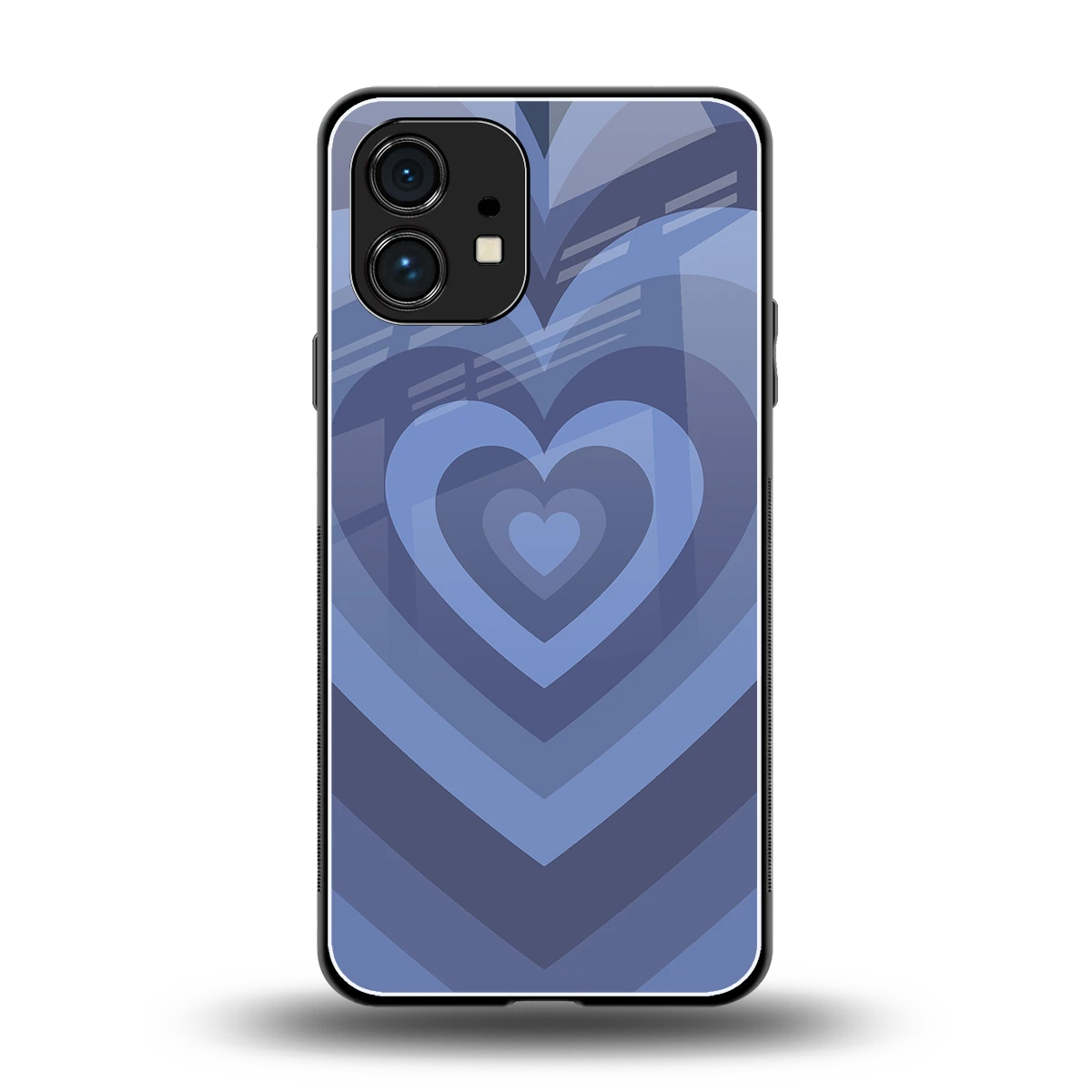 Y2K Yankees Blue Hearts back phone cover | glass case for nothing phone 1