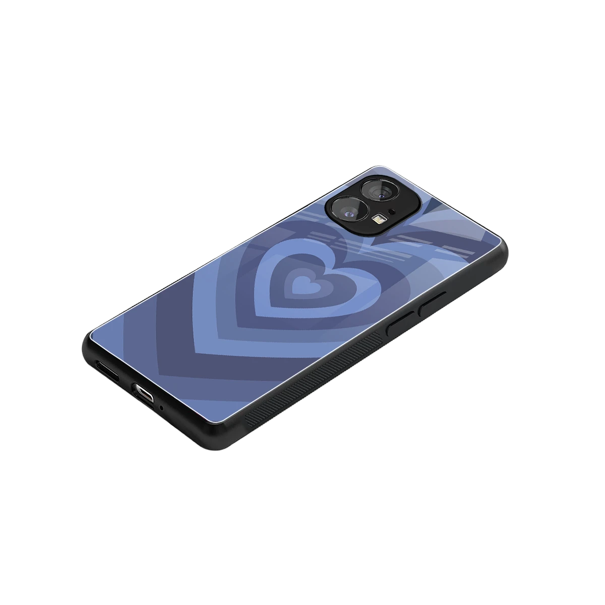 Y2K Yankees Blue Hearts stylish phone case for nothing phone 1 | glossy glass and slim fit
