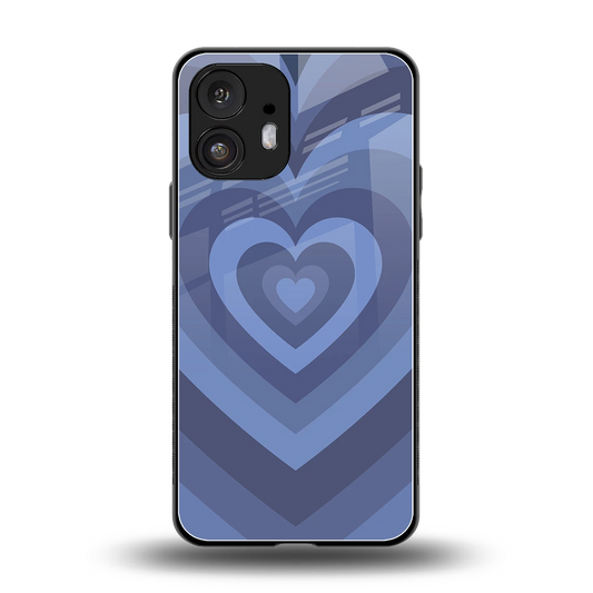 Y2K Yankees Blue Hearts back phone cover | glass case for nothing phone 2