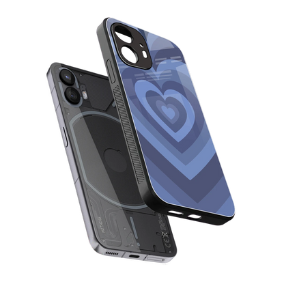 Y2K Yankees Blue Hearts sleek nothing phone 2 cover with tempered glass back and TPU edges