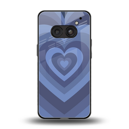 Y2K Yankees Blue Hearts back phone cover | glass case for nothing phone 2a plus