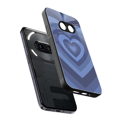 Y2K Yankees Blue Hearts sleek nothing phone 2a cover with tempered glass back and TPU edges