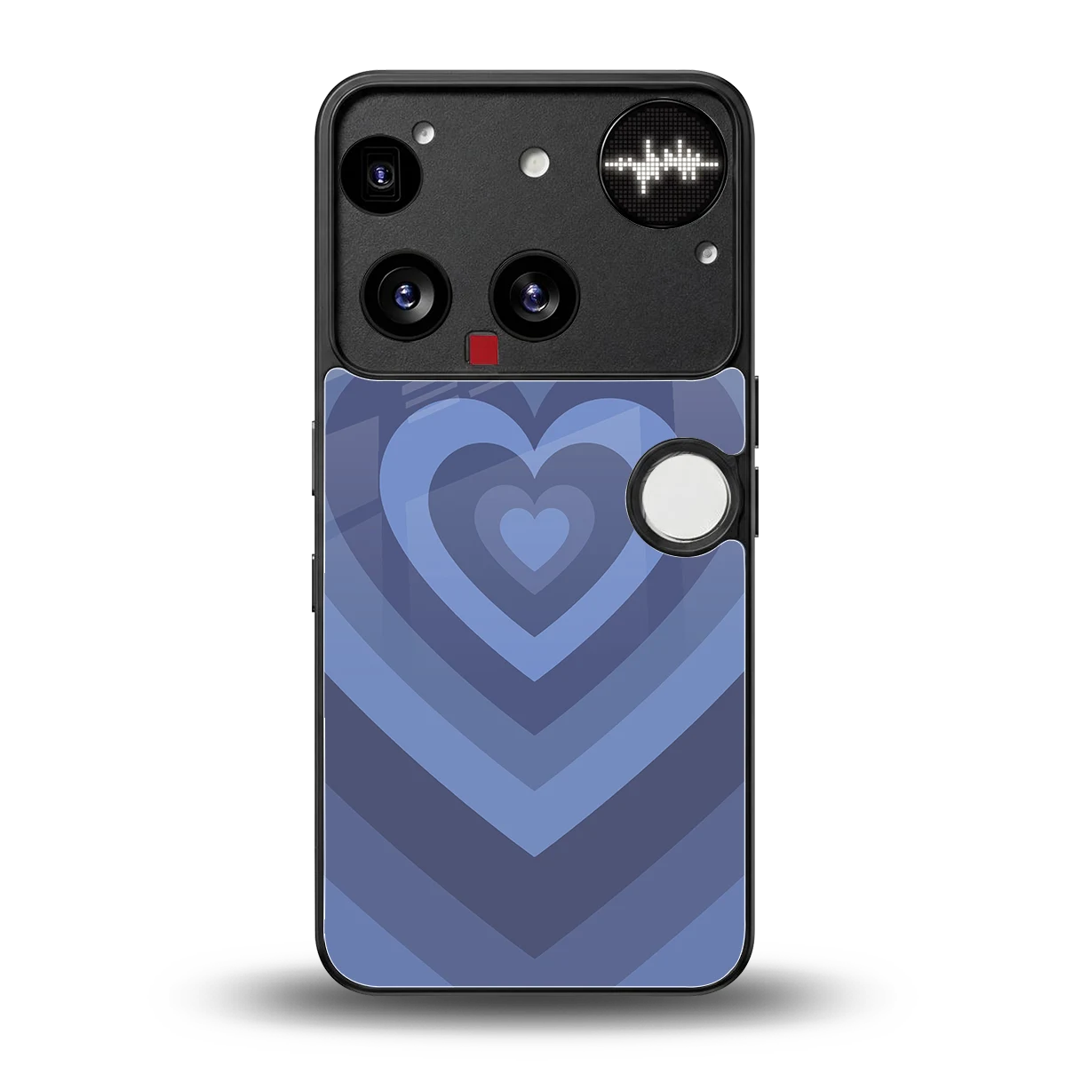 Y2K Yankees Blue Hearts back phone cover | glass case for nothing phone 3