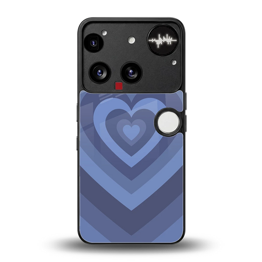 Y2K Yankees Blue Hearts back phone cover | glass case for nothing phone 3