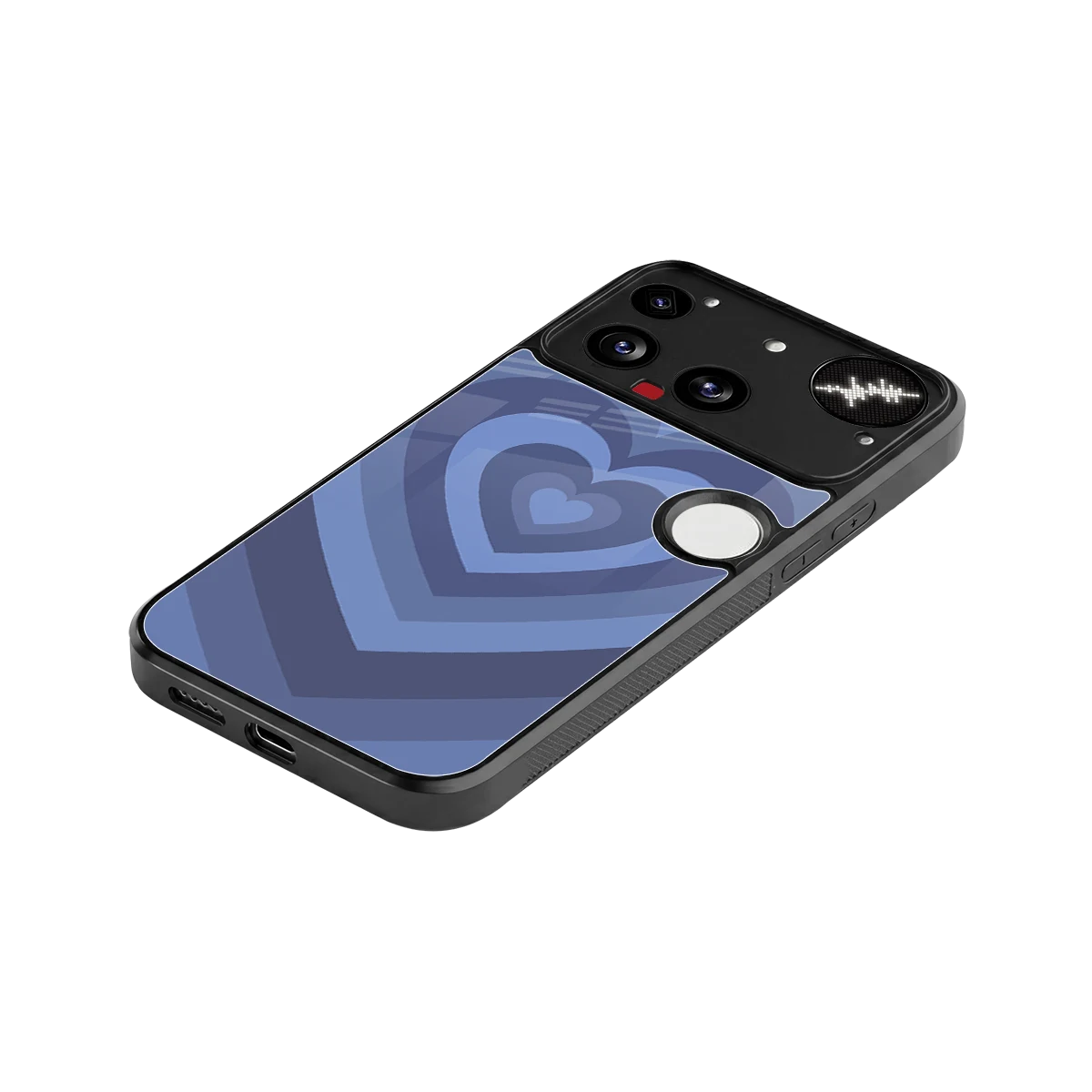Y2K Yankees Blue Hearts stylish phone case for nothing phone 3 | glossy glass and slim fit